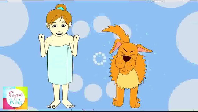 After The Bath I Try Try Try Nursery Rhyme | Kids Animation Rhymes Songs