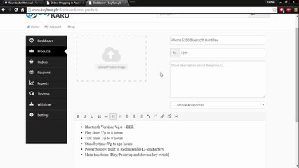 Adding Simple Products - Buykaro.pk