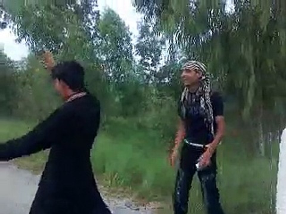 Local Funny Dance on Road