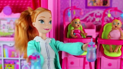 Frozen Anna and Kristoff Have Babies to Potty Train. DisneyToysFan