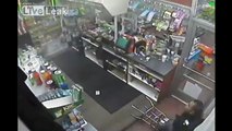 LiveLeak - Robber Shoots Clerk Before Robbing Him