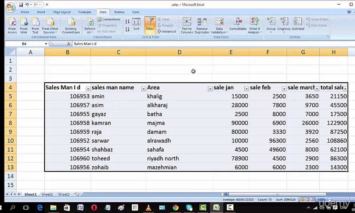009 Data Menu in Urdu and Hindi