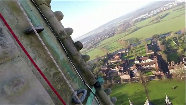 Climbing A Cathedral At 123m
