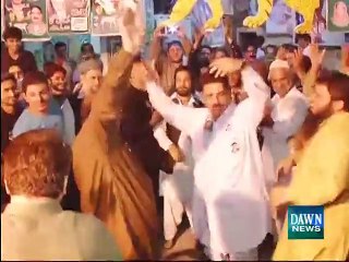 PML-N and PTI Workers Celebration after LB Polls