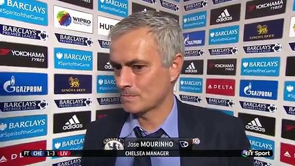 I have nothing to say- Jose Mourinho performs protest interview post-Chelsea 1 – Liverpool 3 2015