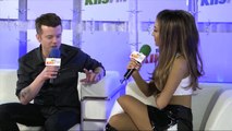Ariana Grande Sexy Interview Upskirt Legs