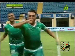 هدف تعادل الاتحاد فى مرمى المقاولون