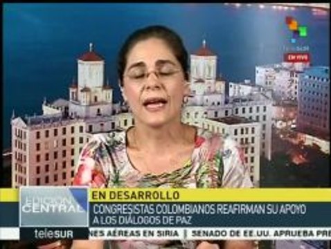 Congresistas colombianos y FARC debaten refrendación de acuerdos