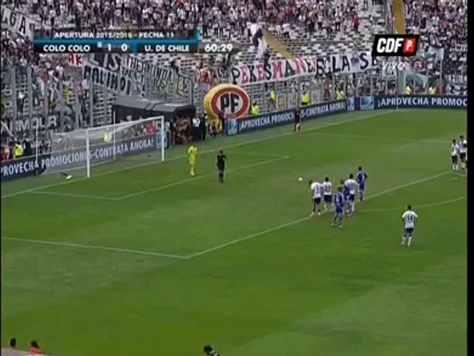 Colo Colo - Univ de Chile 1-0 LOSE PENALTY DE CHILE