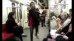 Iranian Woman Dancing on Tehrans metro 2014!!! | VIDEO