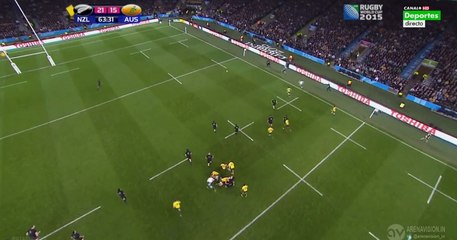 Great vision fromKuridrani scores! genia'sbox kick, foley takes it and offloads to kuridrani who scores!
