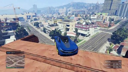 SI VAS PRIMERO PIERDES! XD - Gameplay GTA 5 Online Funny Moments (Carrera GTA V PS4)