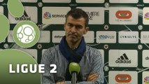 Conférence de presse Red Star  F.C - Clermont Foot (2-1) : Rui ALMEIDA (RED) - Corinne DIACRE (CF63) - 2015/2016