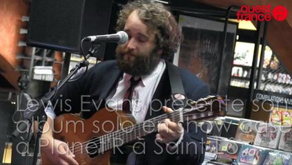 Lewis Evans en show case à Saint-Lô pour son album solo