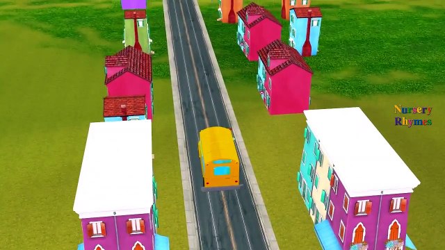 Batman Cartoons for Kids Wheels On The Bus Go Round And Round Nursery Rhymes for Children