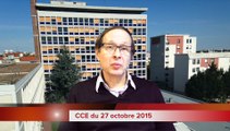 Flash CCE du 27 octobre 2015