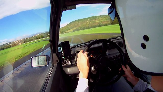 Renault 5 GT Turbo at Ladoux (drift on wet track) - RS Team