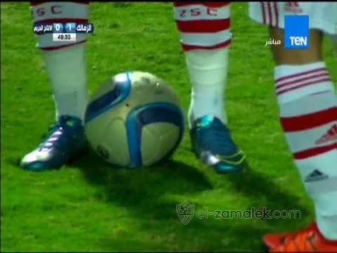 هدف الزمالك الثانى | محمود كهربا | الزمالك 2-0 الانتاج الحربى| الدورى المصرى الممتاز 2015/2016| الاسبوع الثالث