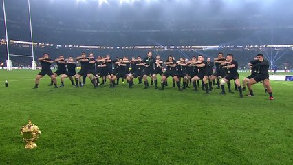 Rugby World Cup - Haka after All Blacks defeat Wallabies in Rugby...