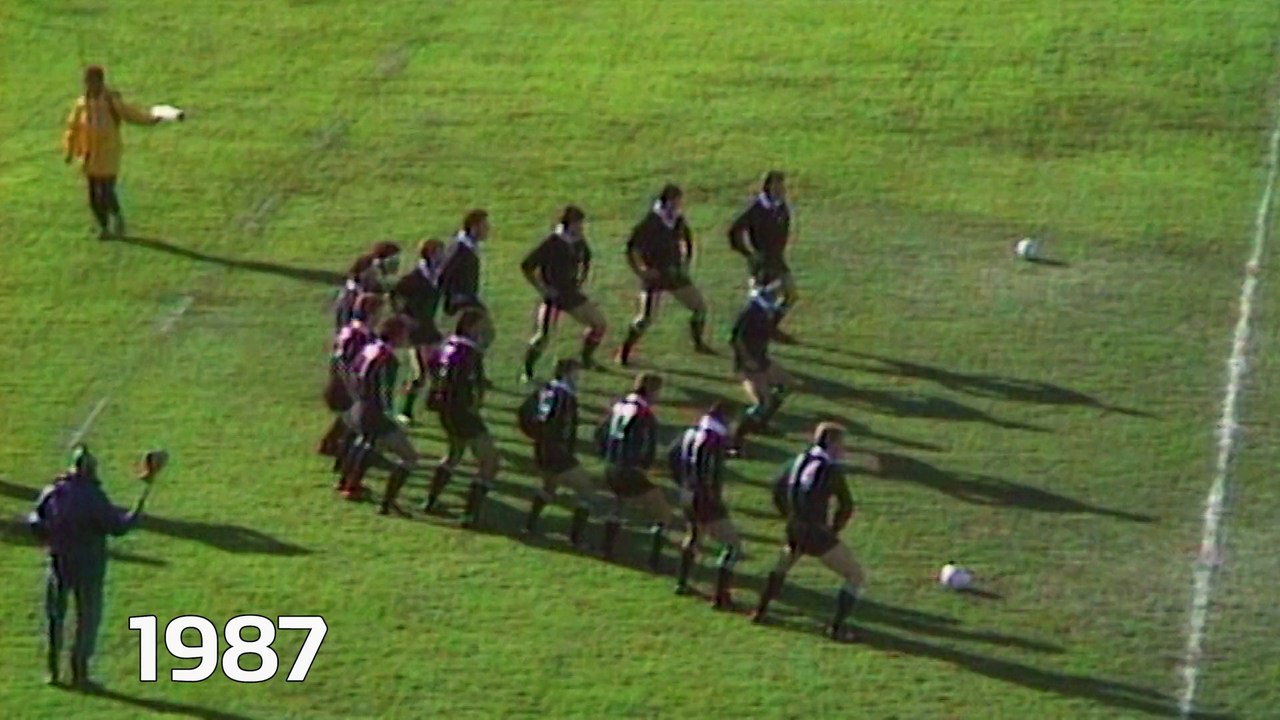 Evolution of the All Blacks Haka - 1987 to 2015