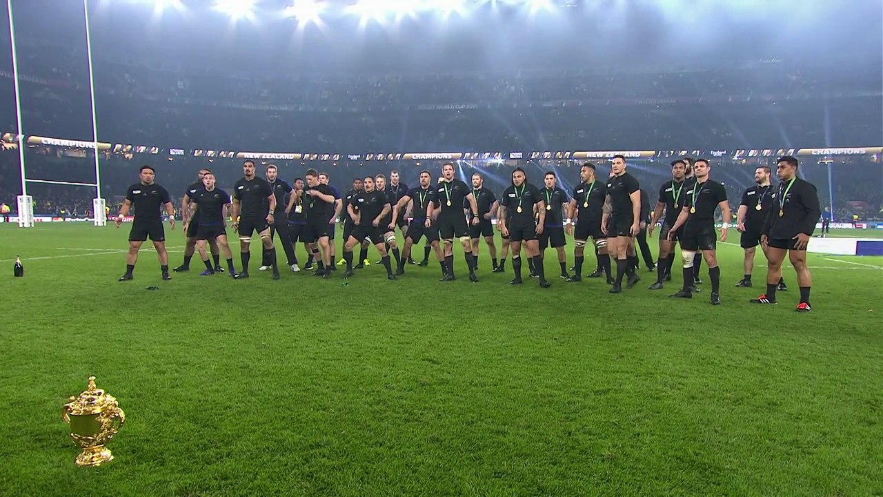 New Zealand perform World Cup winning Haka