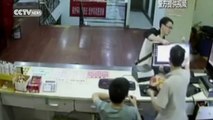 CCTVNews - Gaming addict storms Internet cafe in China