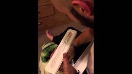 Best Birthday Present | Pregnancy Test Reaction