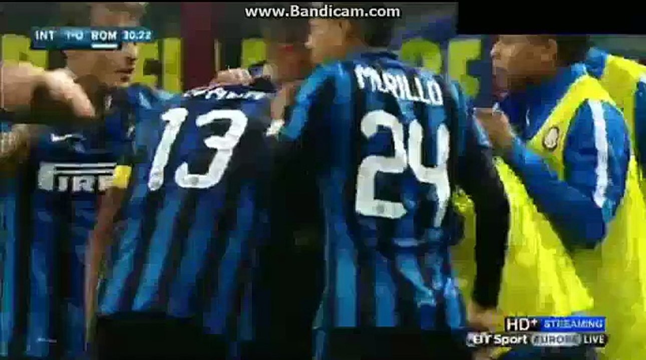Gary Medel Goal Inter 1-0 Roma Serie A 31.10.2015 HD