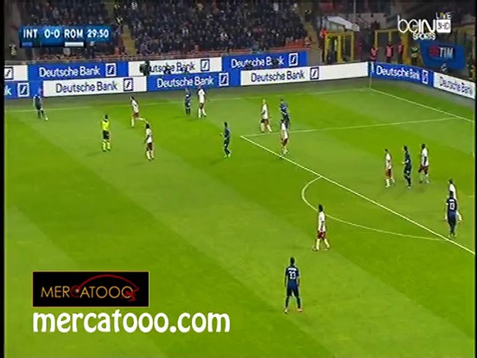 A هدف انتر ميلان الاول ( انتر ميلان 1-0 روما ) الدوري الإيطالي الدرجة