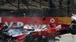 Fernando Alonso McLaren driver crashes in F1 testing
