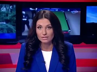 Ведущая новостей жжет