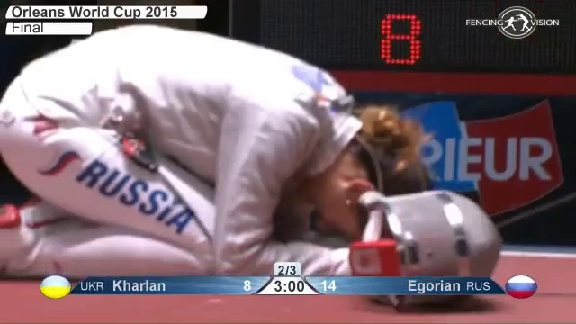 CdM sabre dames Orléans 2015 - Finale Egorian (RUS) vs Kharlan (UKR)