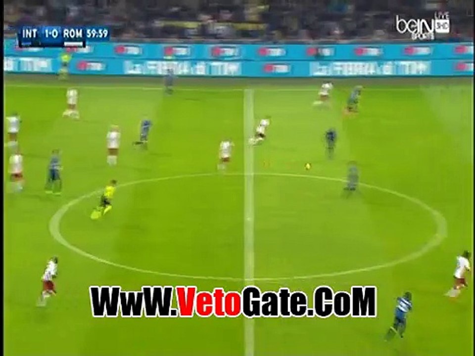 "محمد صلاح"يهدر اكثر من فرصه امام شباك انتر ميلان