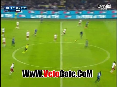 محمد صلاح يهدر اكثر من فرصه امام شباك انتر ميلان