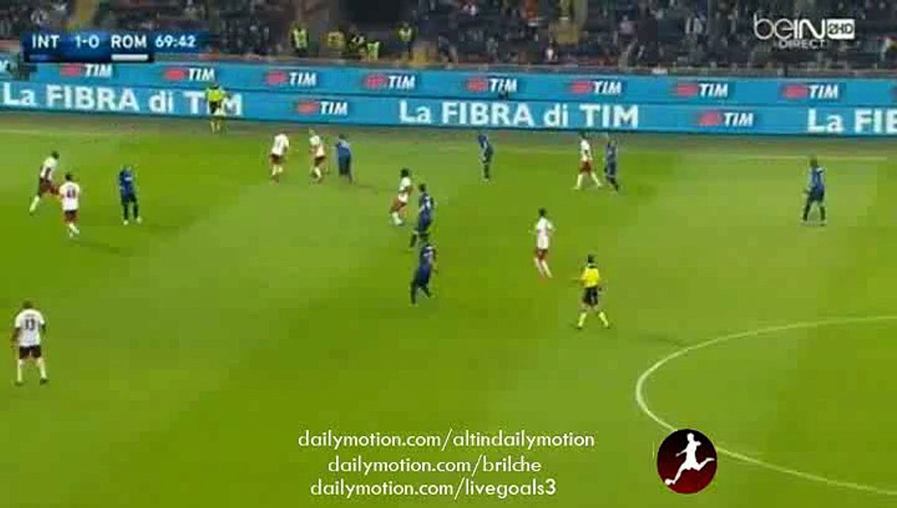 Fredy Guarin Biggest Chance - Inter Milan 1-0 AS Roma - Serie A - 31.10.2015