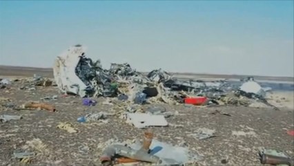 تحطم الطائرة الروسية في سيناء