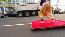 Aladdin et son tapis volant débarque à New York