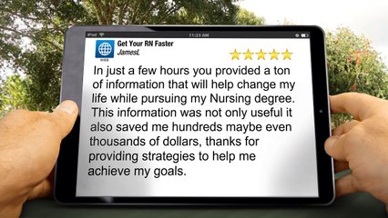 Get Your RN Faster ImpressiveFive Star Review by JamesL