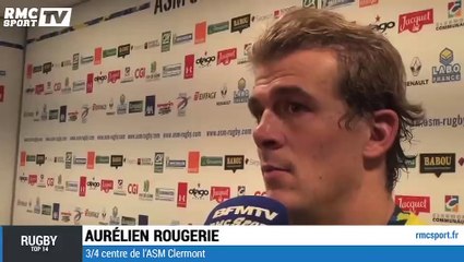 Clermont - Castres : la réaction de Rougerie