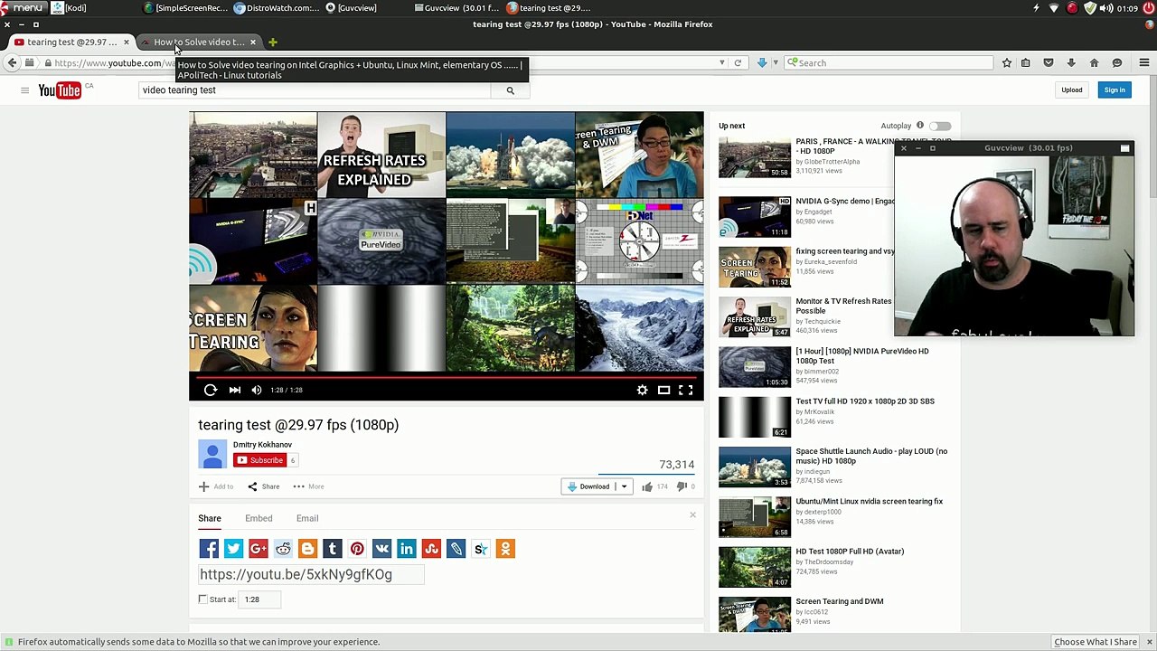 All Linux DE Video Tearing Fix Intel Hardware