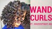 Wand Curls on Natural Hair ft. Irresistible Me Sapphire Curling Wand | MissT1806