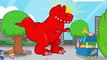 My Red Digger --  Diggers for Children by My Magic Pet Morphle Kids Show_3