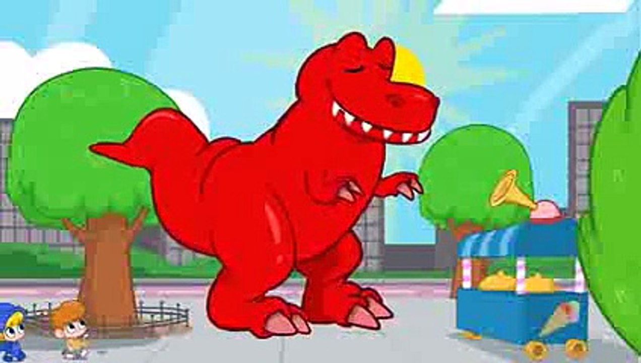 My Red Digger --  Diggers for Children by My Magic Pet Morphle Kids Show_3