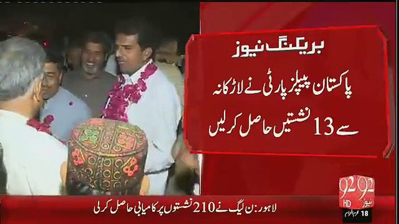 LB Election 2015 Larkana Results