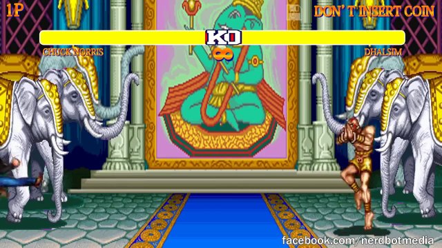 Chuck Norris vs. Street Fighter