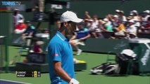 2015 BNP Paribas Open Semi-Final Highlights - Djokovic v Murray & Raonic v Federer_4