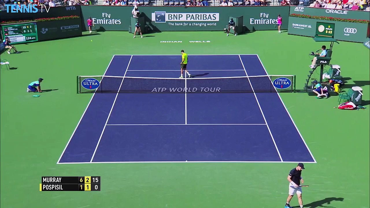Saturday Highlights  2015 BNP Paribas Open - ATP Indian Wells_5