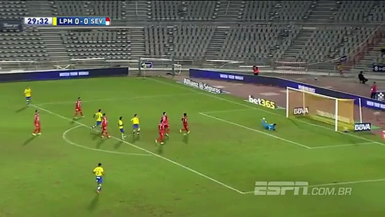 Las Palmas 2 – 0 Sevilla (La Liga) Highlights September 24,2015