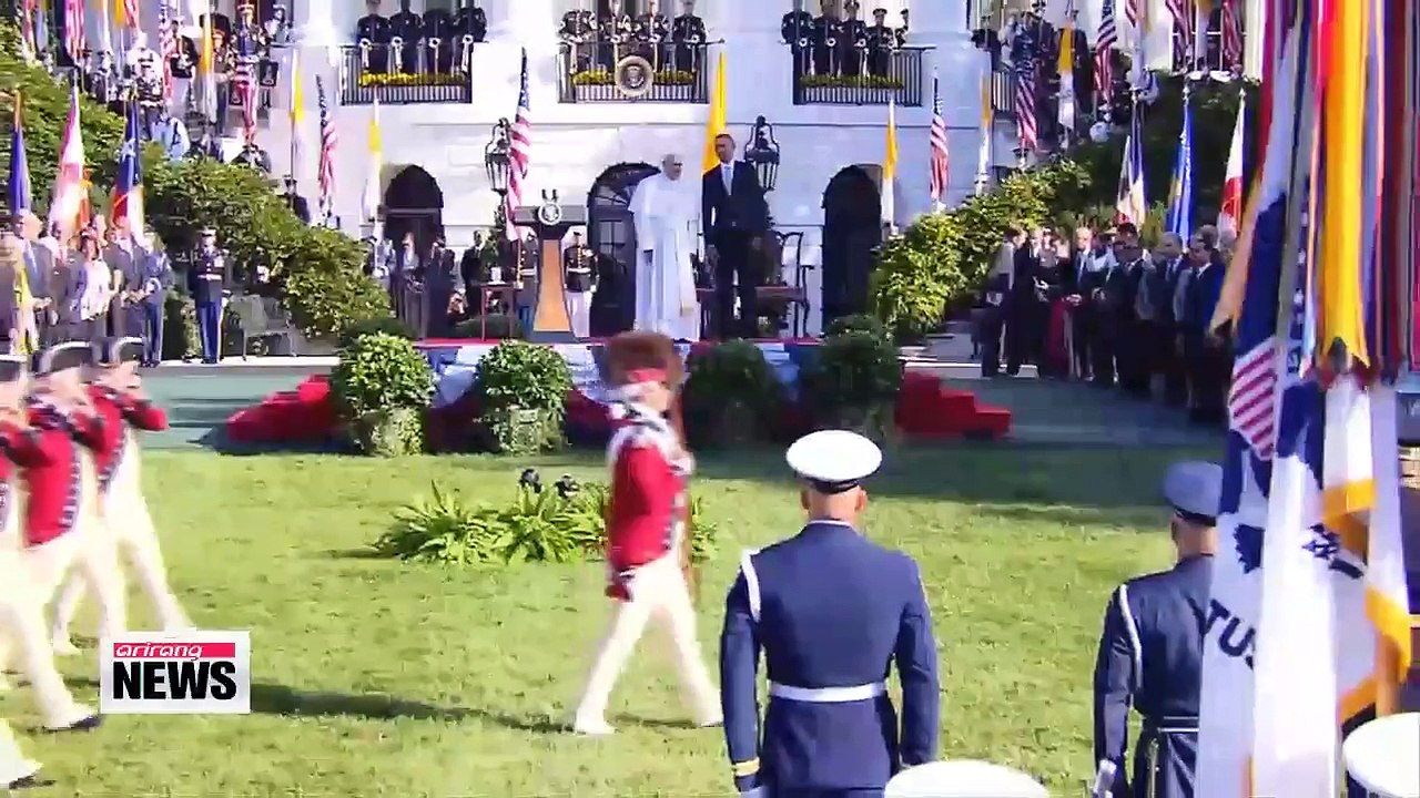 Pope Francis calls for action on climate change, meets Obama