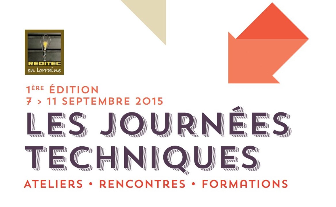 1ère édition des "Journées Techniques" des métiers du spectacle vivant